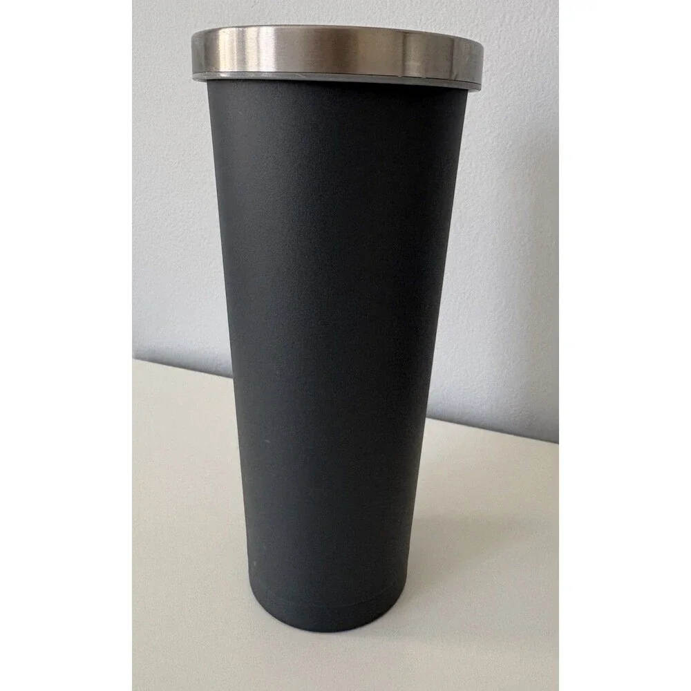 Vitamix Insulated Stainless Steel Tumbler 24oz Dark Gray Spill Proof NO Straw